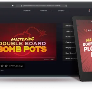 PLO Mastermind Mastering Double Board Bomb Pots